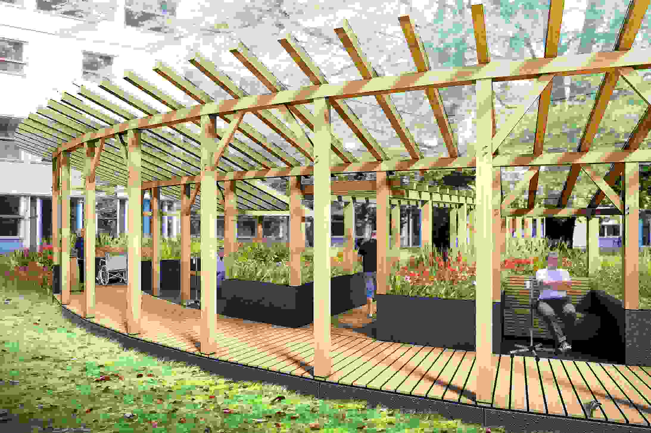 ontwerp paviljoen Bart van der Salm